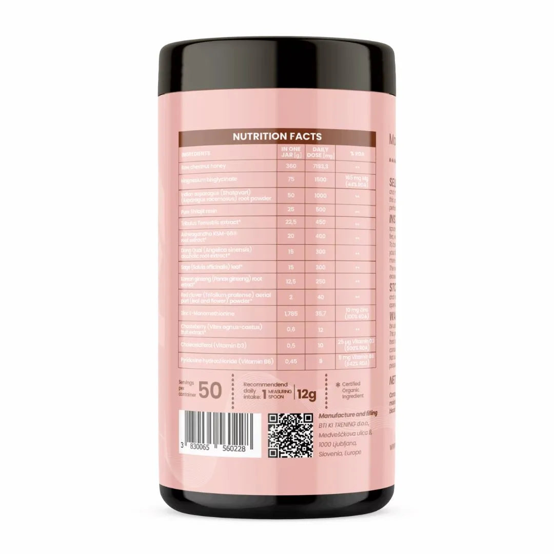 Mountaindrop® Flourish 600g | Naisen Elinvoiman Luonnollinen Vahvistaja