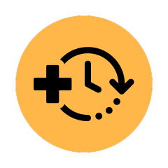 Ikoni palautumisesta. Prime nopeuttaa palautumista ja lisää fyysistä kestävyyttä