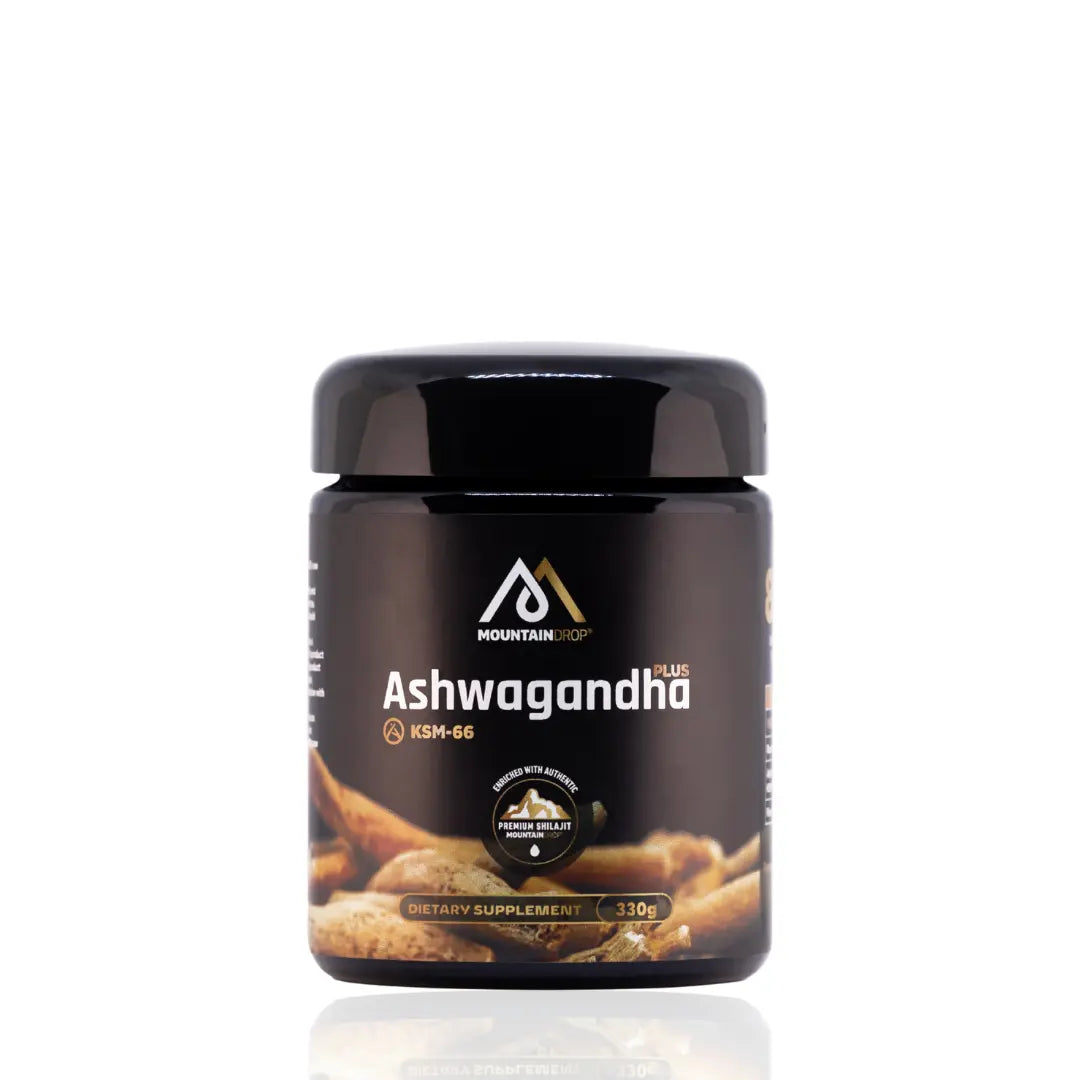 Mountaindrop® Ashwagandha Plus 330g | Rauhaa ja Voimaa Luonnosta