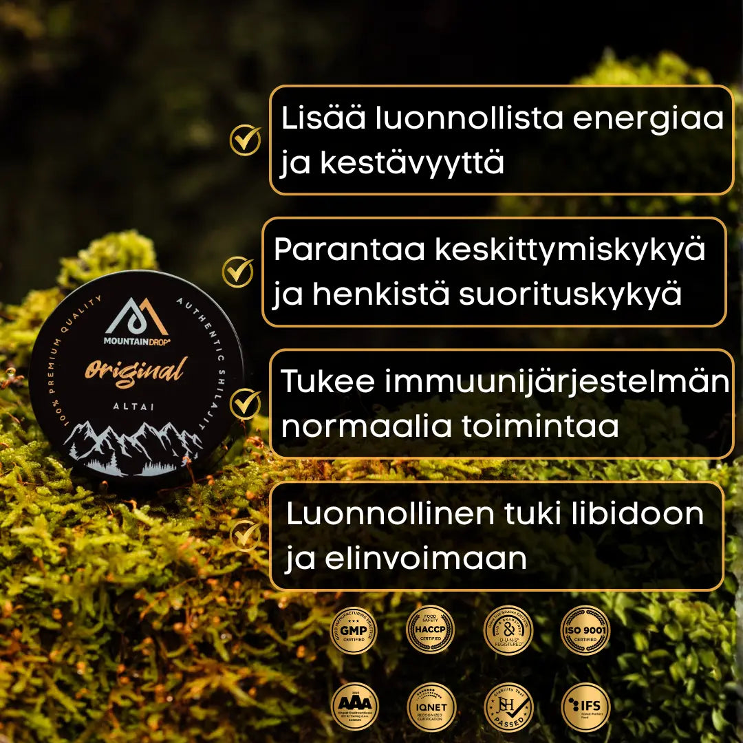 Mountaindrop® Original Shilajit Altai | Ikivanha Luonnon Energialähde