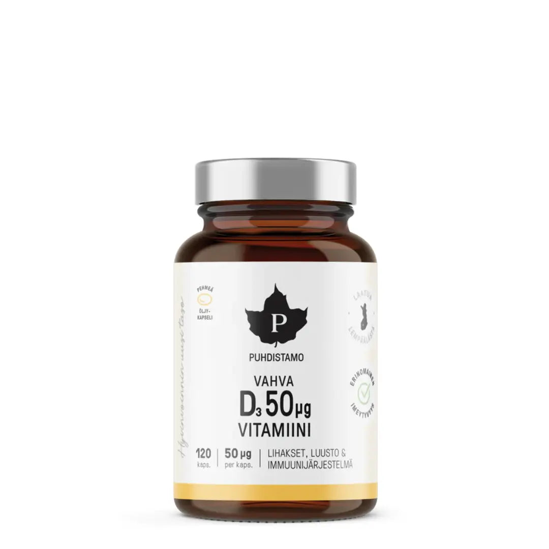 Puhdistamo Vahva D-vitamiini 50 μg