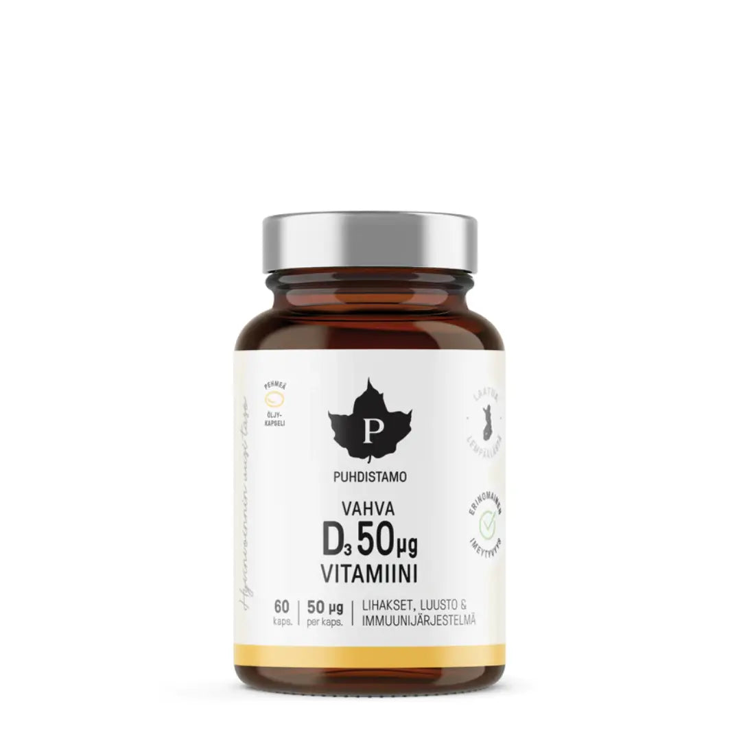 Puhdistamo Vahva D-vitamiini 50 μg