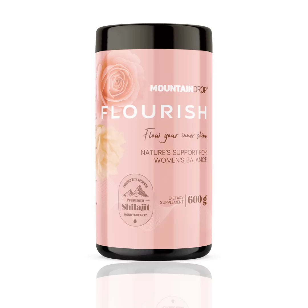 Mountaindrop® Flourish | Naisen Elinvoiman Luonnollinen Vahvistaja 600g